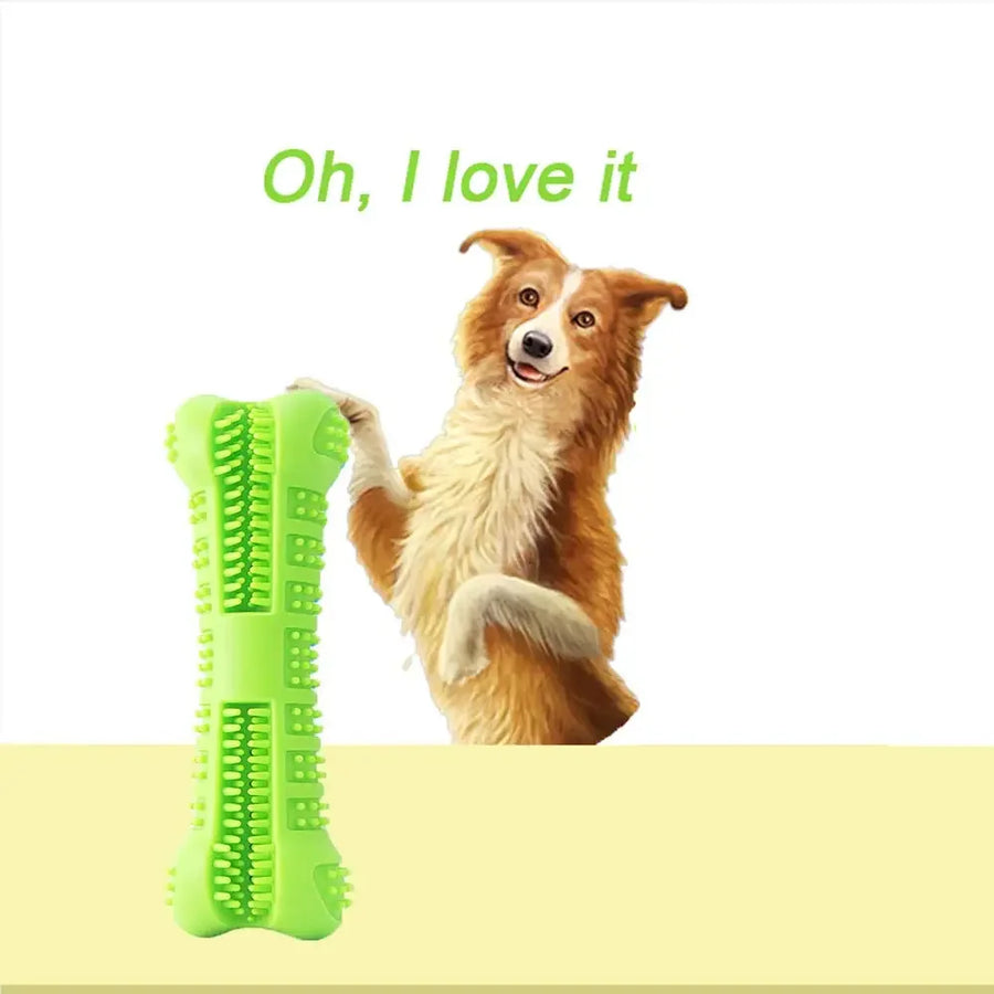 1PC Pet Chew Toy Soft Rubber Dog Toothbrushes Rubber Anti-biting Tooth Grinding Chew Stick for Small Dogs Training Pet Supplies