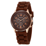Women Watches 2025 New Fashion Luxury Brand Women's Watch Silicone Strap Quartz Wrist Watch For Female Relogio Feminino Zegarki