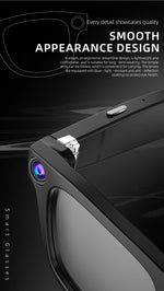 Xiaomi 800w Pixel Intelligent AI Glasses Micro Camera Photography Video Recording Voice Call Translation Gradient Sunglasses