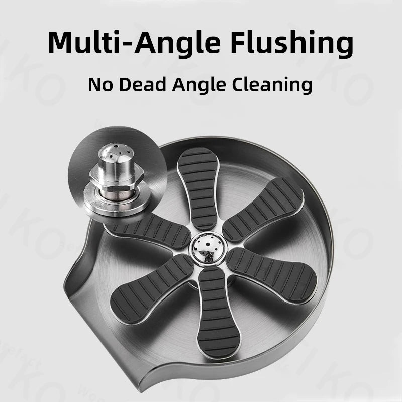 Kitchen Sink Glass Rinser Faucet Cup Rinser for Kitchen Sinks Bottle Washer Kitchen Sink Accessories Stainless Steel