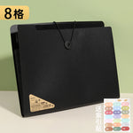 Three Colors Horizontal A4 Folder Students Office Business Trip Multi-layer Large Capacity 5/8/13 Layers Storage Organ Bag