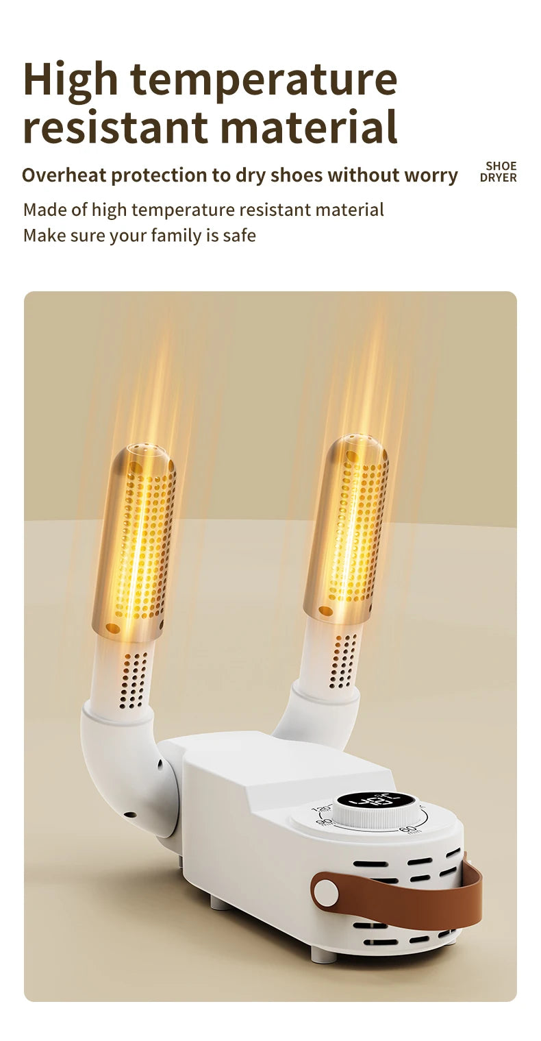 Xiaomi Electric Shoe Dryer UV Deodorizing Sterilizing Shoe Dryer Intelligent Time Dryer Home Quick Drying Shoe Warmer Heater