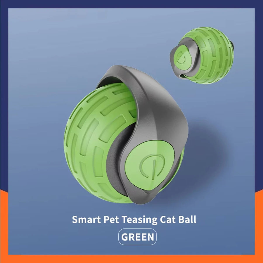 New Smart Pet Toy Ball Electric Interactive Game Automatic  Jumping Rolling Ball Rechargeable Moving Puppy Cat Entertainment Toy