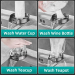 Kitchen Sink Glass Rinser Faucet Cup Rinser for Kitchen Sinks Bottle Washer Kitchen Sink Accessories Stainless Steel