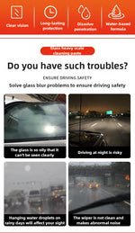 Car glass coating agent, rainproof windshield rain repellent, liquid polymer car waterproof spray, car detailing