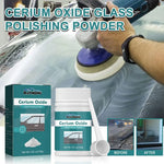 120g Cerium Oxide Glass Scratch Remover, Professional Glass Polishing Compound for Windshield, Glass Car Accessories