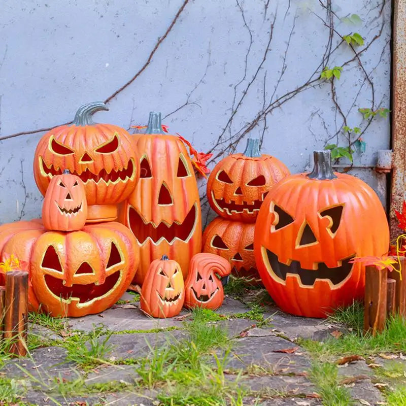 1Pc Decorative Pumpkin Halloween Props Lantern Decor Pumpkin Decoration Pumpkin Light Outdoor Halloween Decorationsation
