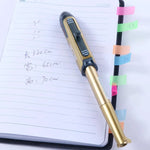 Airplane Shape Boy Exam Writing Tool Large Capacity Quick Dry Signature Pen School Supplies Ballpoint Pen Black Ink Gel Pen