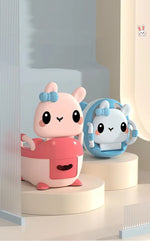 Children's Potty 1-6 Years Old Upgraded Cute Rabbit Baby Toilet Seat Baby Potty Portable Stool Boys & Girls Safe Trainer Seat WC