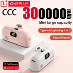 OnePlus 300000mAh Wireless CCC Certification Power Bank Capsule Mobile Power Supply Emergency Fast Charging External Battery