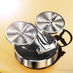 Solar Powered Rotation Helicopter Solar Aromatherapy Car Air Freshener Alloy Fragrance Auto Aroma Diffuser Interior Accessories