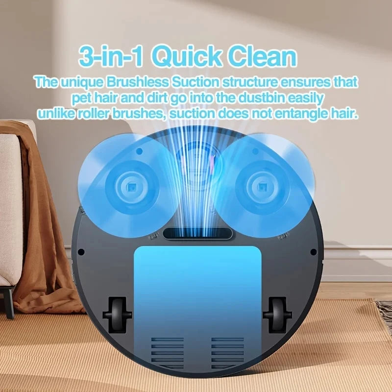 Xiaomi MIJIA 3-in-1 Smart Sweep Robot 4000pa Suction Power Fully Automatic Home Cleaning Machine USB Charge Smart Vacuum Cleaner