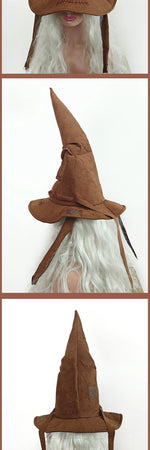 Halloween Witch Hat Cosplay Costume Hat Props Anime Game Film and Television Surrounding Branch School Magic Tree Hat