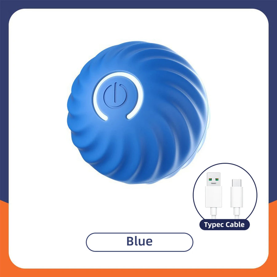 New Smart Pet Toy Ball Electric Interactive Game Automatic  Jumping Rolling Ball Rechargeable Moving Puppy Cat Entertainment Toy