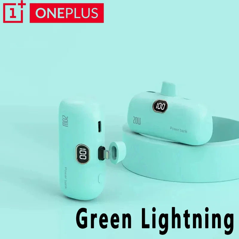 OnePlus 300000mAh Wireless CCC Certification Power Bank Capsule Mobile Power Supply Emergency Fast Charging External Battery