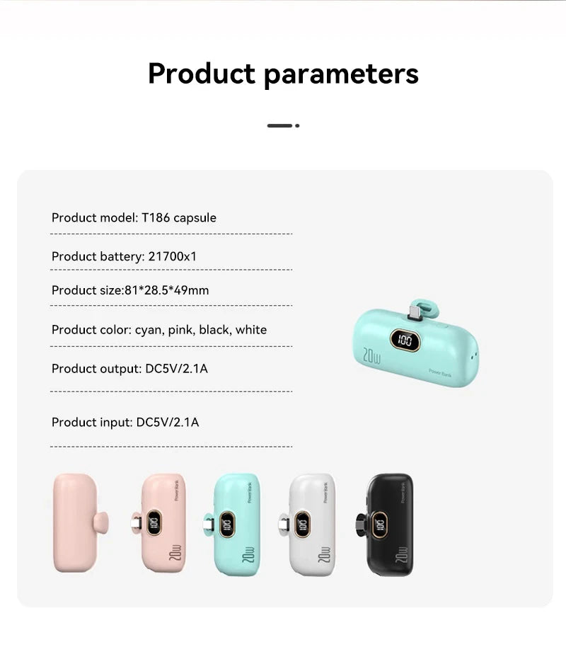 OnePlus 300000mAh Wireless CCC Certification Power Bank Capsule Mobile Power Supply Emergency Fast Charging External Battery