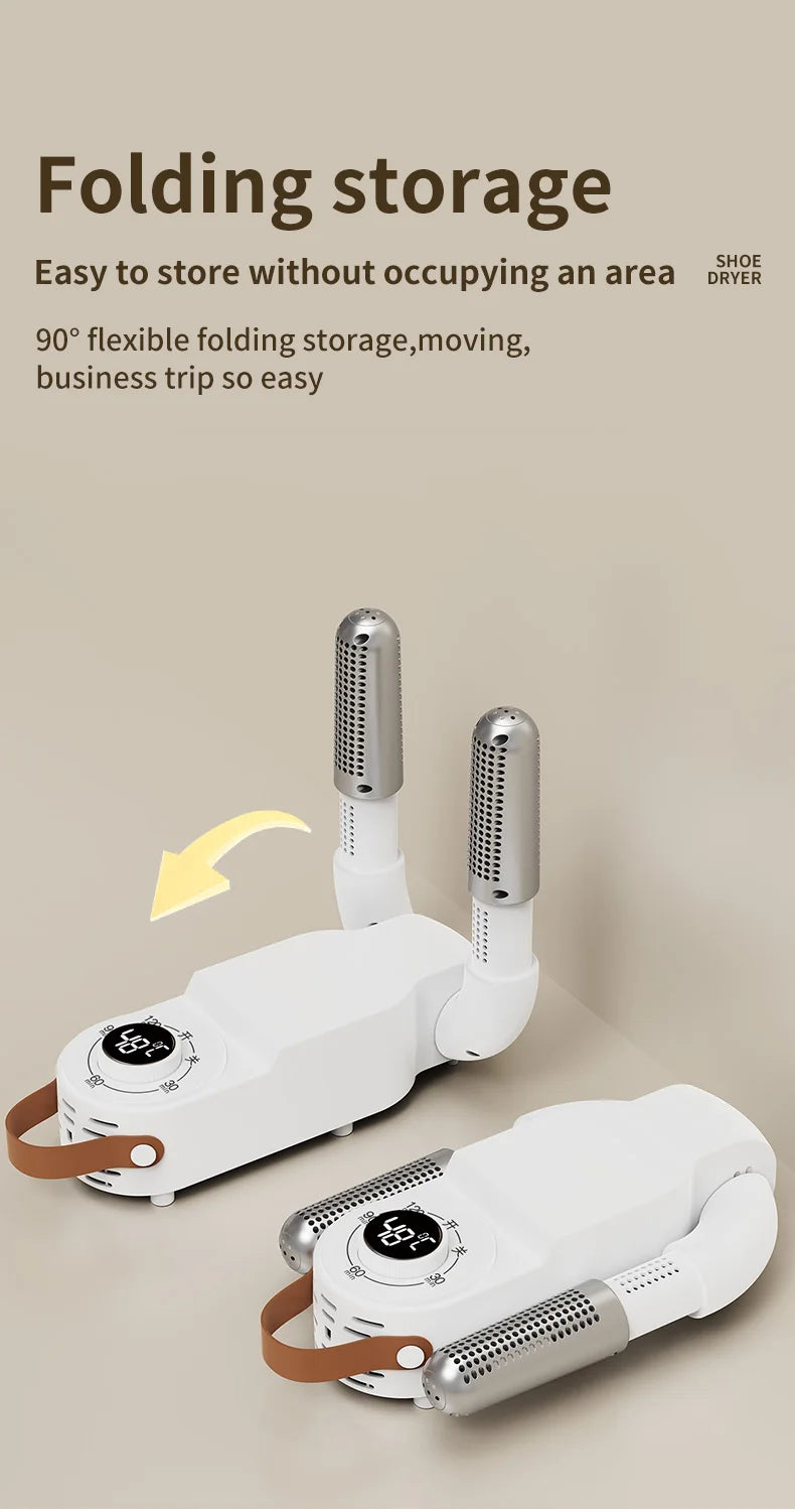 Xiaomi Electric Shoe Dryer UV Deodorizing Sterilizing Shoe Dryer Intelligent Time Dryer Home Quick Drying Shoe Warmer Heater
