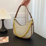 Classic Elegant Handbags For Ladies, Leather Tote Bag By Famous Designer, Women's Shoulder Bag Luxury Brand