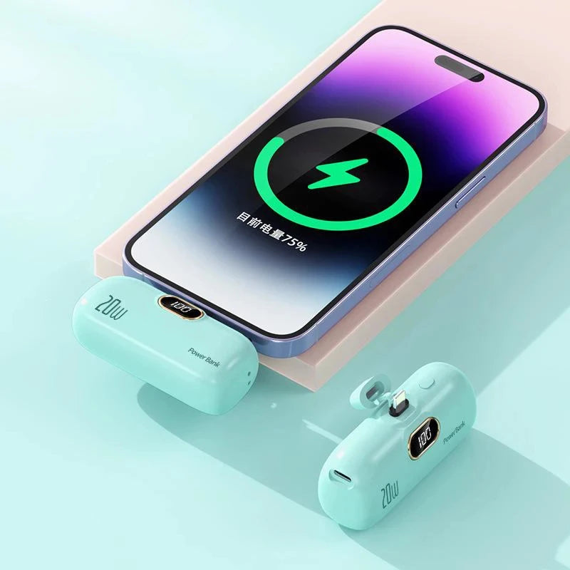 OnePlus 300000mAh Wireless CCC Certification Power Bank Capsule Mobile Power Supply Emergency Fast Charging External Battery