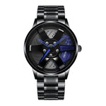 Fashion Wheel Design Men Watch Unique Trend Steel Racing Brake Calipers Quartz Watches For Man Gifts Hot Sale