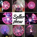 Magic Crystal Plasma Ball Lamp 3 4 5 6 8 Inch Electric Lamp Night Light Kids Gift Birthday Christmas Novelty Glass Plasma Lamp