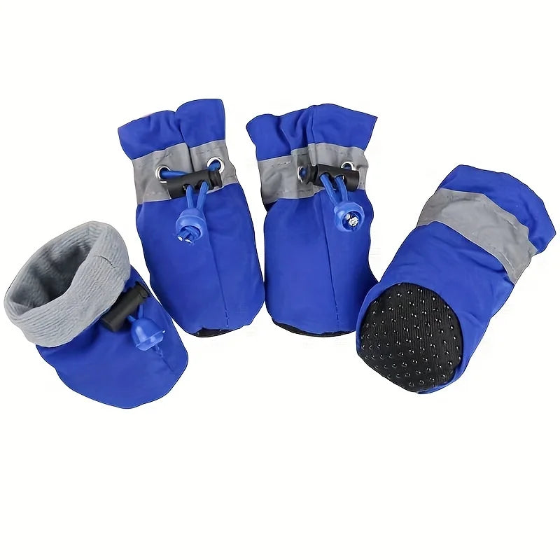 [Waterproof Soft Bottom Dog Boots] Pet Dog Shoes Puppy Outdoor Soft Bottom for Cat Chihuahua Rain Boots Waterproof Boots Perros