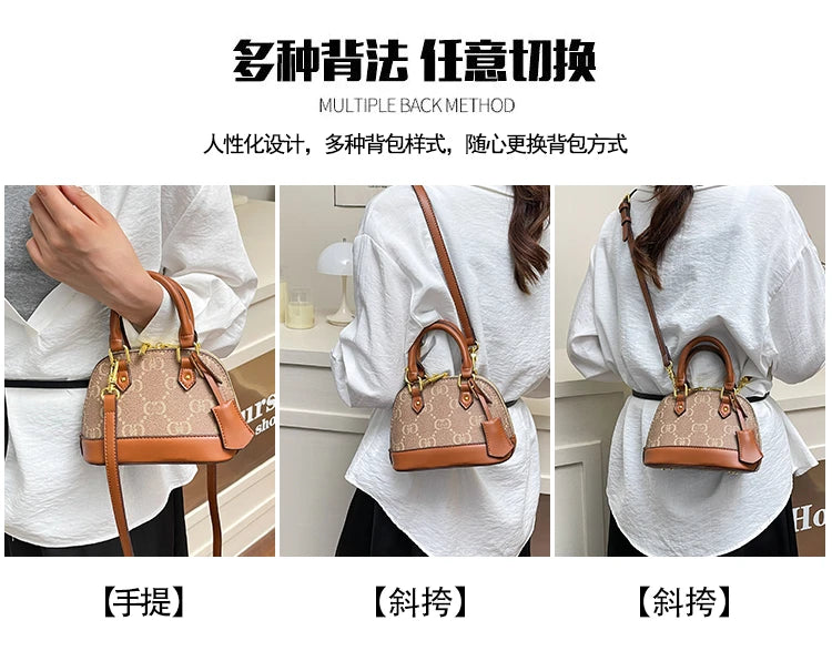 High-Quality Ladies Shoulder Bag, Stylish Leather Handbags For Women Featuring Famous Designer Elegant Details
