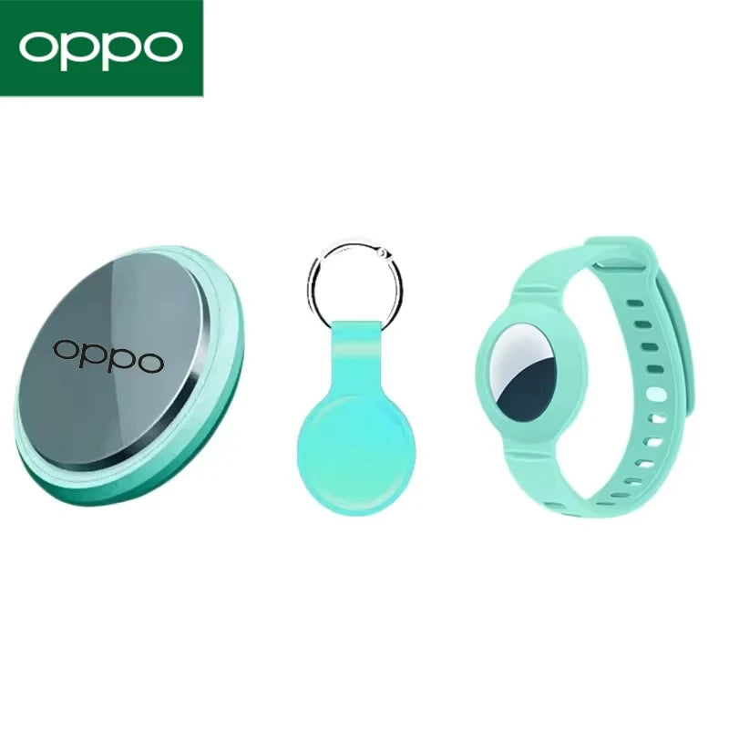 OPPO Smart Airtag Bluetooth 5.3 GPS Tracker Work with Android iOS System Air Tag Tracker Mini Locator Kids Bag Key Wall Finder