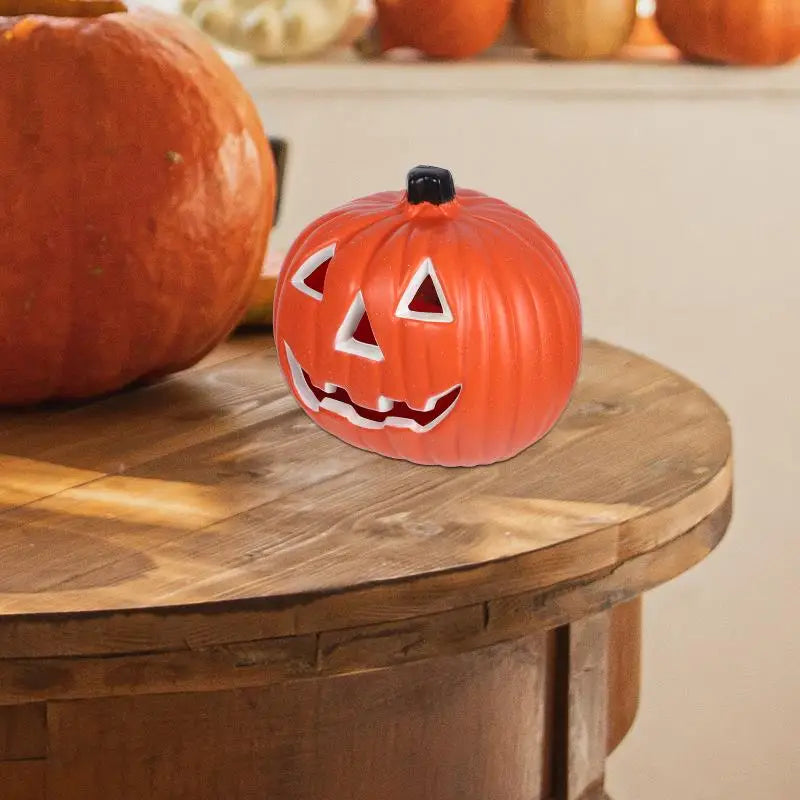 1Pc Decorative Pumpkin Halloween Props Lantern Decor Pumpkin Decoration Pumpkin Light Outdoor Halloween Decorationsation