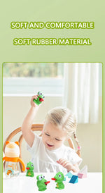 Pinch Frog Dinosaur Sticking Tongue Out Toys Funny Sensory Stress Relief Fidget Toys Cat Toys School Gifts for Kids Children