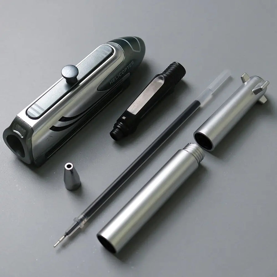 Airplane Shape Boy Exam Writing Tool Large Capacity Quick Dry Signature Pen School Supplies Ballpoint Pen Black Ink Gel Pen