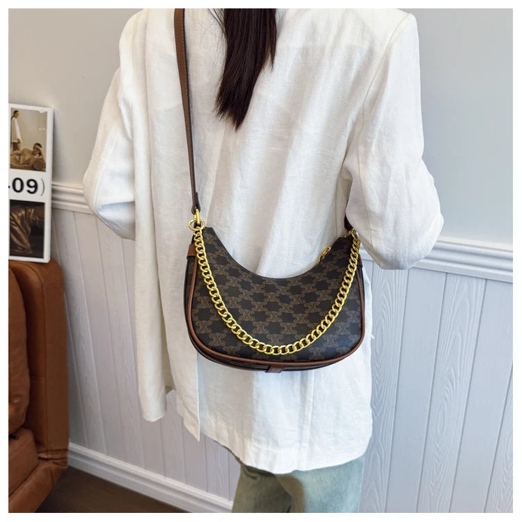 Classic Elegant Handbags For Ladies, Leather Tote Bag By Famous Designer, Women's Shoulder Bag Luxury Brand