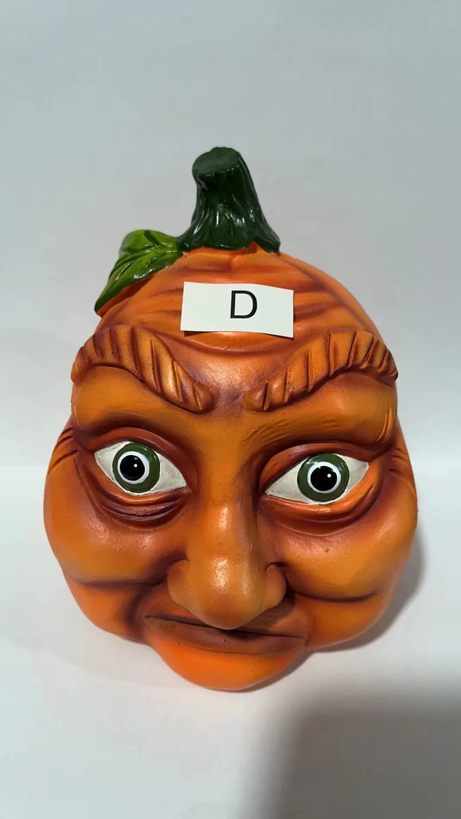 Home Halloween Atmosphere Fun Pumpkin Outdoor Decoration Ghost Party Pumpkin Six Monsters Resin Crafts Ugly Cute Ornaments New