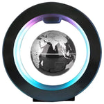 Floating Globe Levitating World Map Rotating Ornament LED Lamp for Bedside Light Novelty Floating Lamp Magnetic Levitation Globe