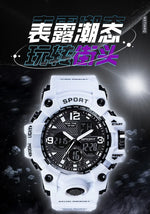 Men's Junior High School Student Fashion Trend Black Technology Sports Glow Men's Electronic Watch