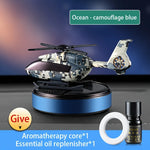 Car Solar Powered Rotation Helicopter Airplane Air Freshener Solar Helicopter Interior Perfume Trim Diffuser Rotary Aromatherapy