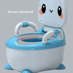 Children's Potty 1-6 Years Old Upgraded Cute Rabbit Baby Toilet Seat Baby Potty Portable Stool Boys & Girls Safe Trainer Seat WC