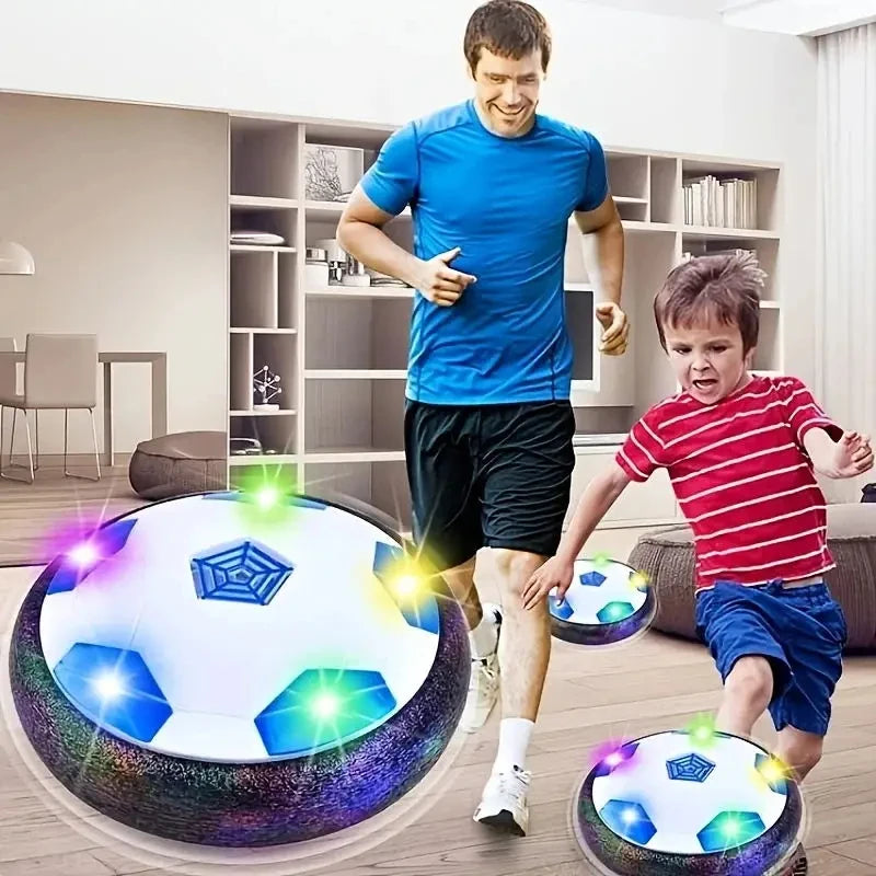 Suspension Air Football Electric Levitate Sport Toy ABS Hover Soccer Ball with Led Light Indoor Collision Avoidance for Kids Toy