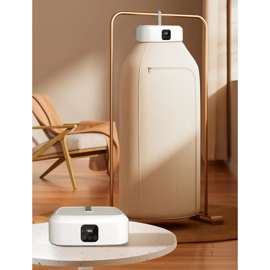 Portable Clothes Dryer,Portable Dryer for Apartments Home Travel RVs,Compact Foldable Mini Electric Laundry Dryer with Dryer Bag