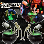 19.5/25cm Halloween Black Witch Bowl Magic Float Bottle And Diffuser Horror House Decoration For Halloween Party Scary Props