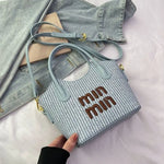 2025 New Designers' Bags - Popular Knitted Bags for Ladies, Casual and Versatile Beach Carry-Along Handbags and Tote Bags