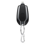Mini Keychain Portable Charger 1500mAh Power Bank Ultra-Compact Battery Pack for Android IPhone Micro External Battery