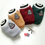 Warm Dog Sweater Winter Clothing Turtleneck Knitted Pet Cat Puppy Clothes Costume for Small Dogs Chihuahua Outfit Sweaters Vest