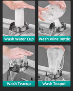 Kitchen Sink Glass Rinser Faucet Cup Rinser for Kitchen Sinks Bottle Washer Kitchen Sink Accessories Stainless Steel