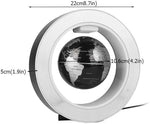 Russian 3 Inch Magnetic Globe Lamp with LED Light,Blue Magnetic Globe Floating for Kids Christmas New Year Gifts