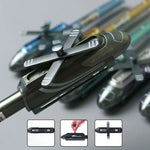 Airplane Shape Boy Exam Writing Tool Large Capacity Quick Dry Signature Pen School Supplies Ballpoint Pen Black Ink Gel Pen