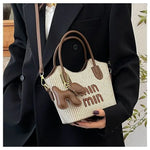 2025 New Designers' Bags - Popular Knitted Bags for Ladies, Casual and Versatile Beach Carry-Along Handbags and Tote Bags