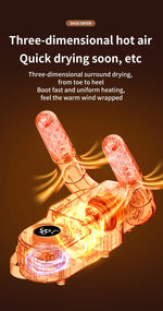 Xiaomi Electric Shoe Dryer UV Deodorizing Sterilizing Shoe Dryer Intelligent Time Dryer Home Quick Drying Shoe Warmer Heater