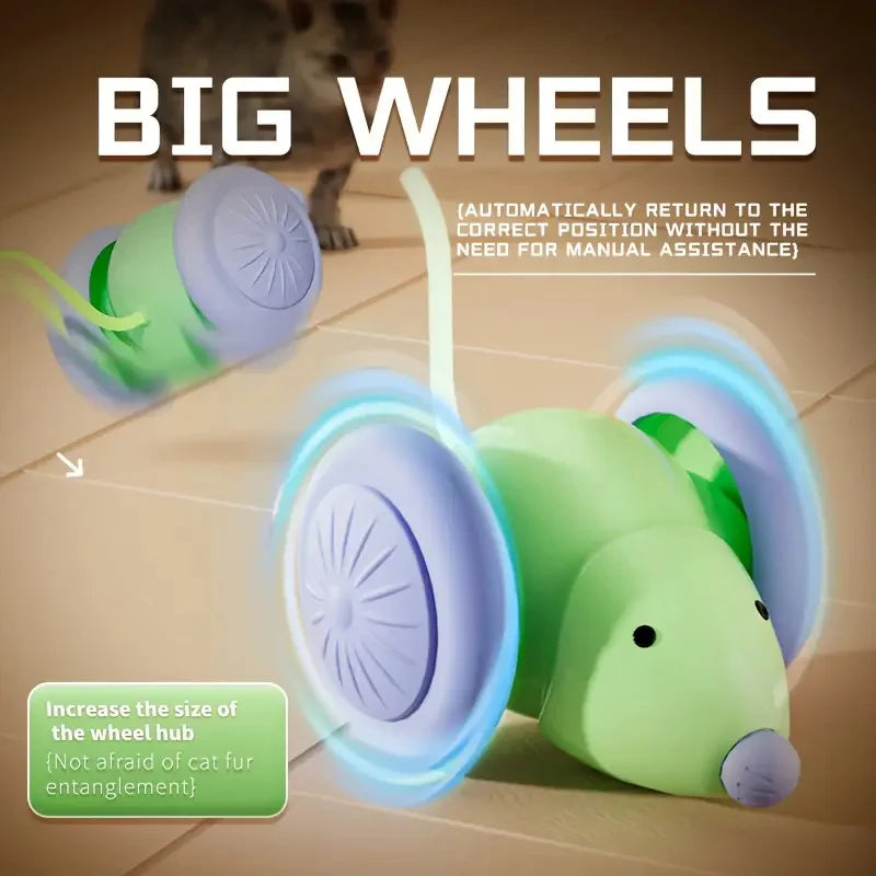 Smart Cat Toys Balls Automatic Interactive Pet Electric Rolling Teaser USB Rechargeable Kitty Moving Bouncing ball Mouse Car toy