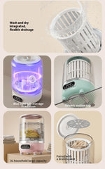 Portable Mini Washing Machine Automatic Washer Machine Clothes Cleaning Tool For Dormitories Travel Camping Hotel Apartment